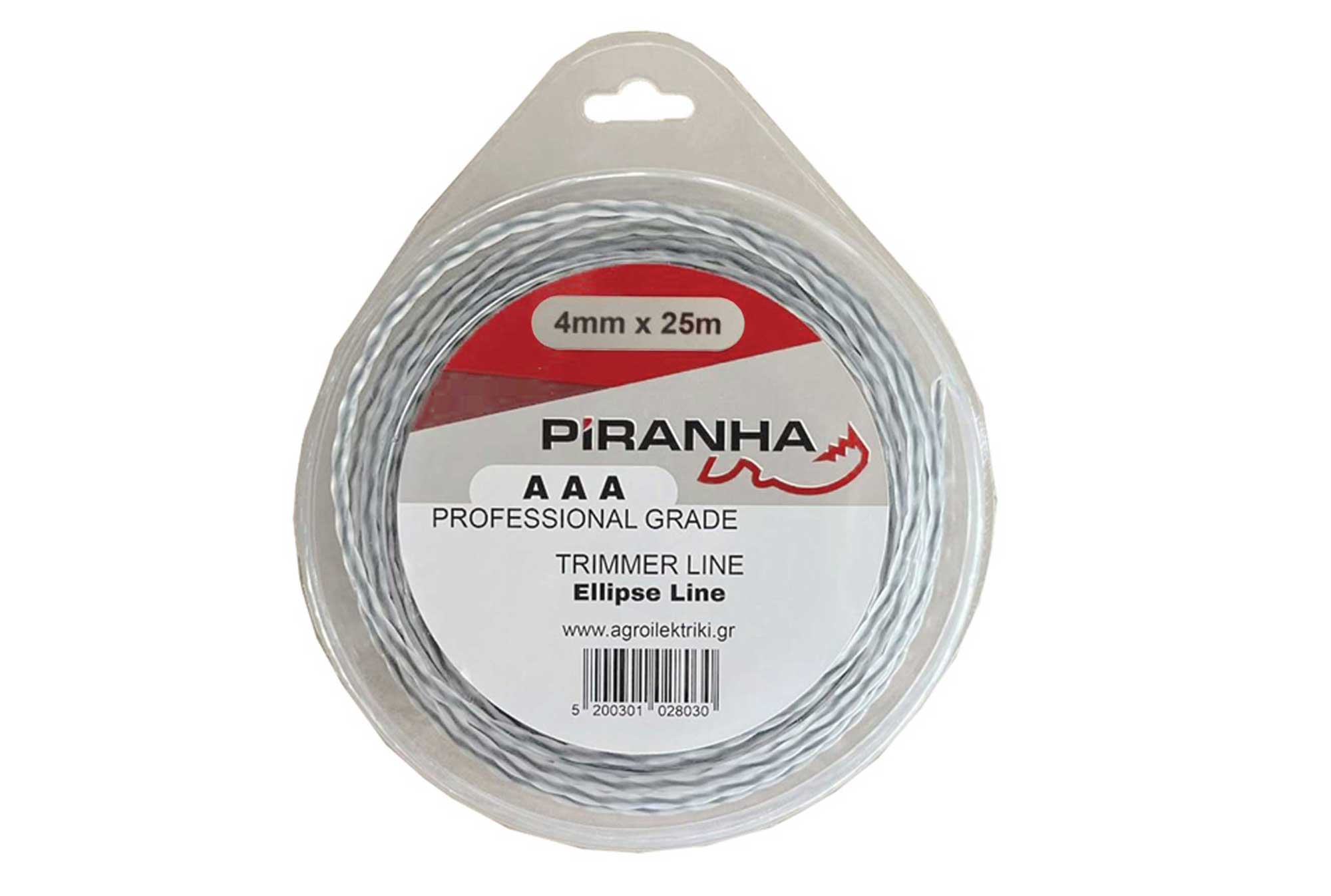 KY3A Piranha | Kyros | Μεσινέζα Στριφτή Διπλού Υλικού 4.0mm X 25m