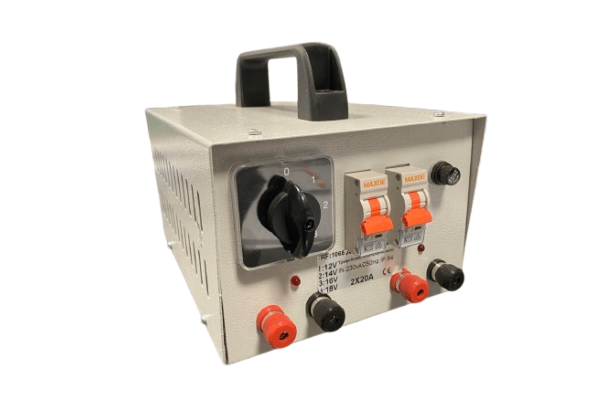 Μετασχηματιστής 220V-12V για 2 βέργες με κοινή ρύθμιση στροφών