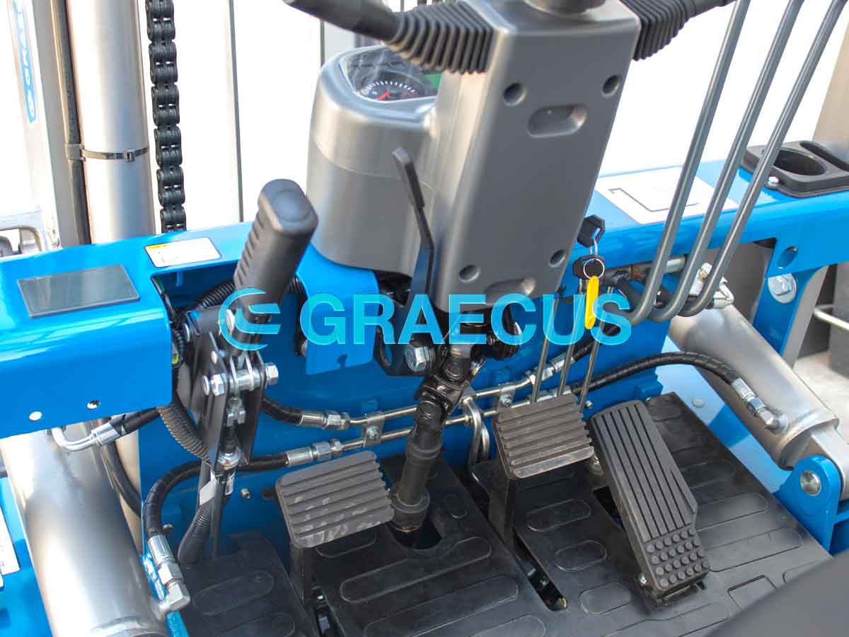 FD30V (ΡΙΚ) | Graecus | Κλάρκ 3Τ STAGE V diesel | Duplex 3000mm | υδραυλική πλάγια μετατόπιση | πιρούνια 1220mm