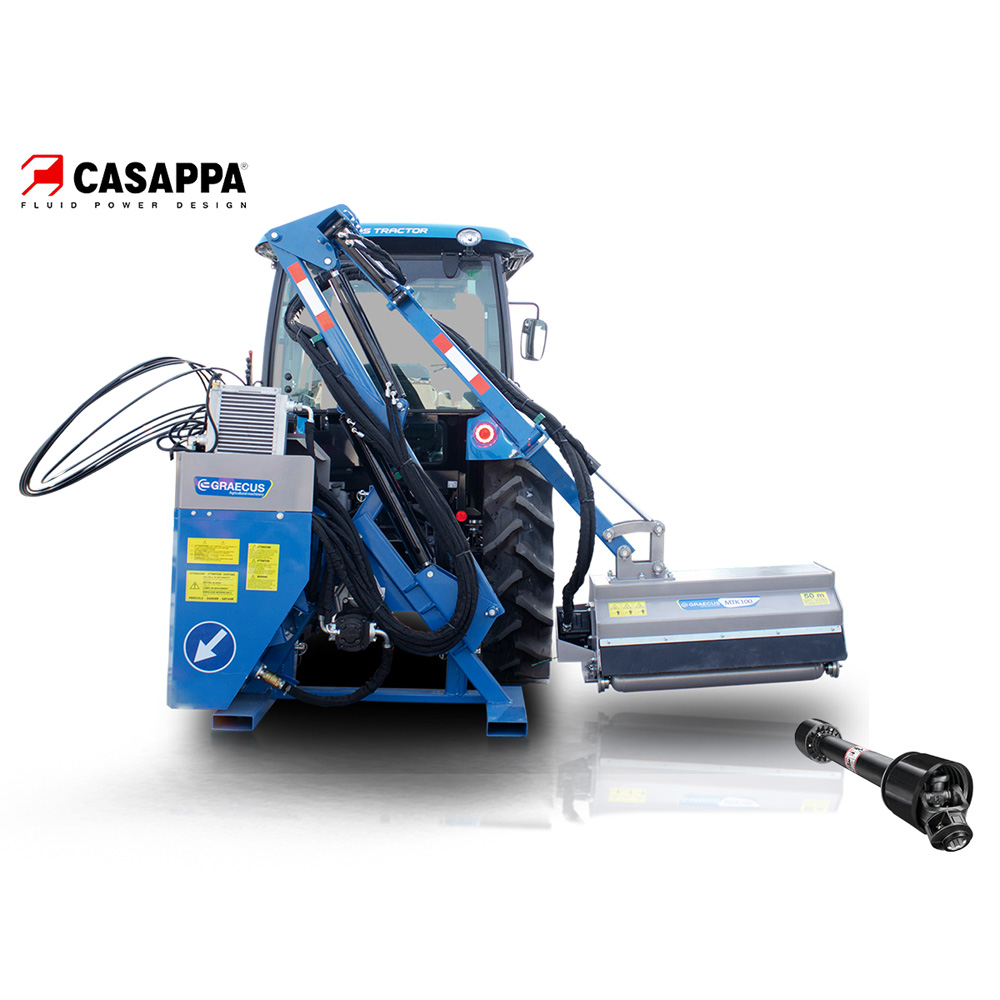 MTK 120 | Graecus | Τηλεσκοπικός Καταστροφέας με βραχιόνα, αυτόνομος για τρακτέρ | μεσαίου τύπου 