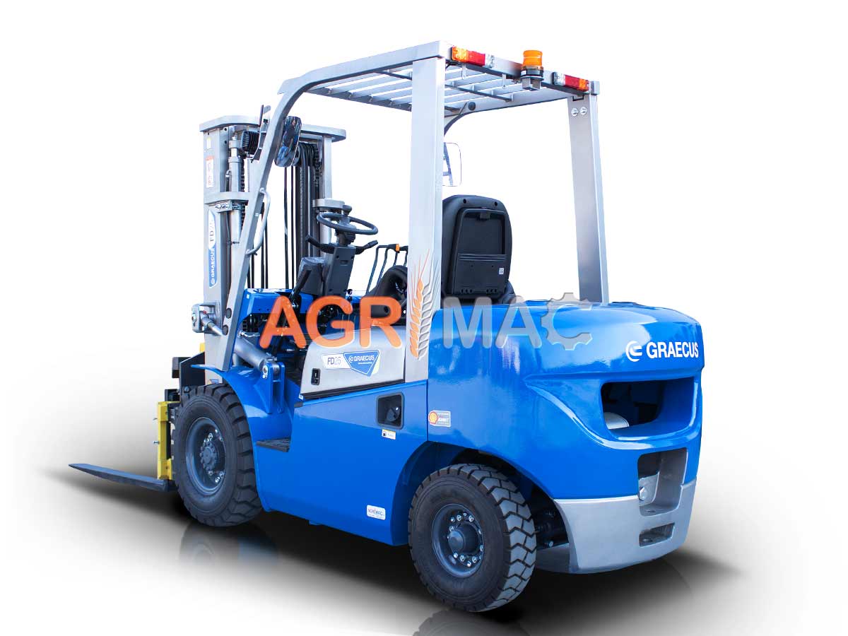 FD25V-ROTATOR20H (ΡΙΚ) | Graecus | Κλάρκ 2.5Τ STAGE V diesel | Duplex 3000mm | περιστροφή στον ιστό | υδραυλική πλάγια μετατόπιση | πιρούνια 1220mm