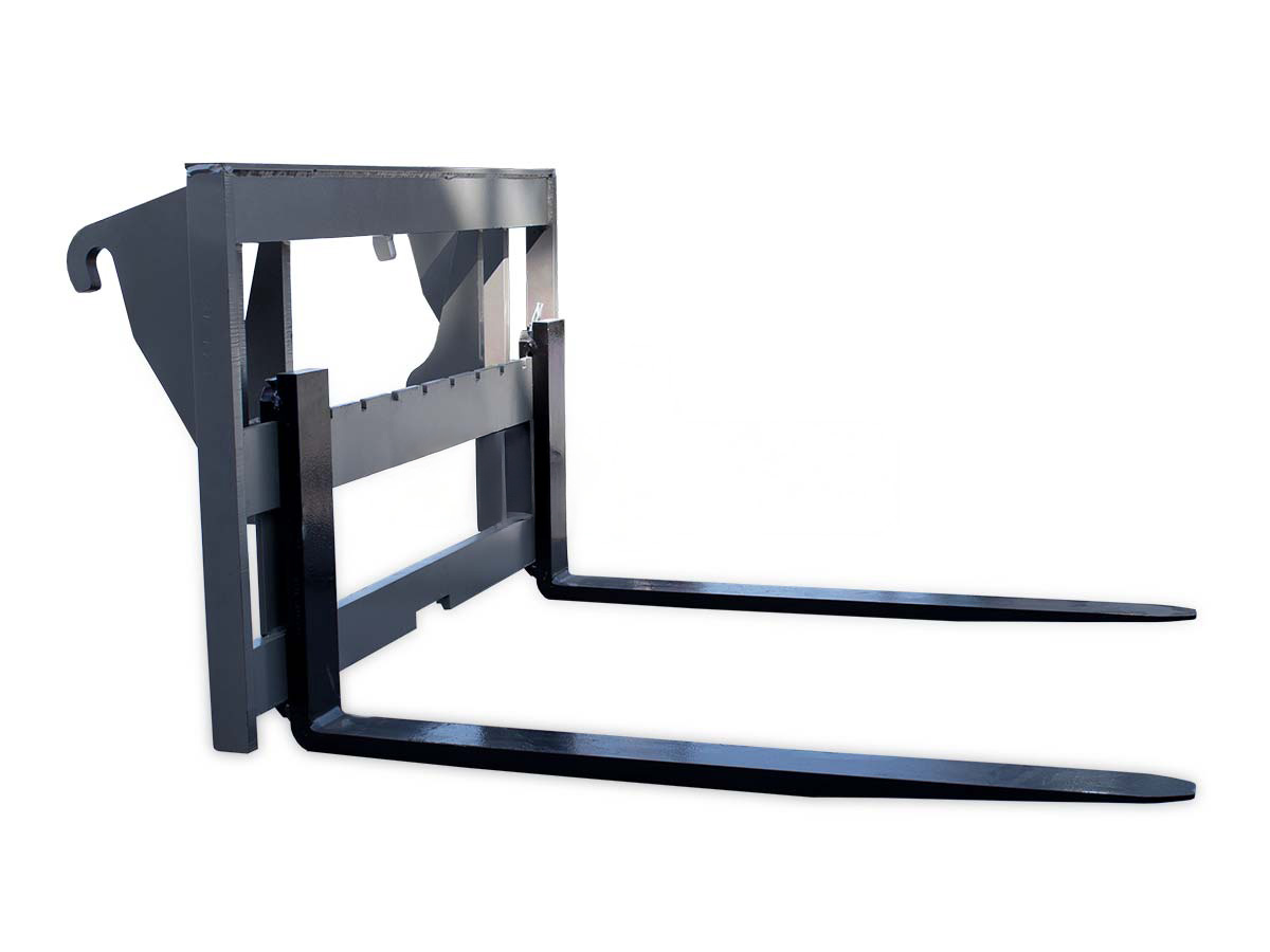 EHF2500 | Graecus | Πιρούνια κλαρκ 2500kg με ρύθμιση θέσης, Eurohitch για σύνδεση σε φορτωτή, διαβολάκι, τρακτέρ με φορτωτή 