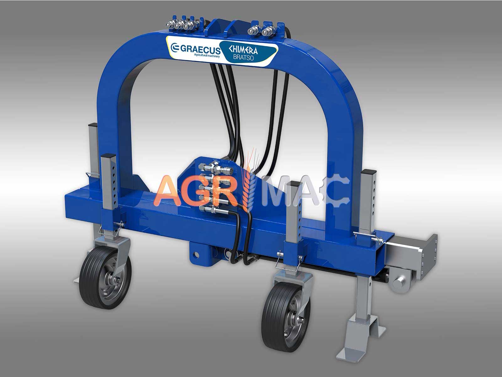 CHIMERA BRATSO SH90 | Graecus | Πολυμηχάνημα με υδραυλικά πτυσσόμενο μπράτσο και δυνατότητα εναλλαγής του και στις δύο πλευρές 