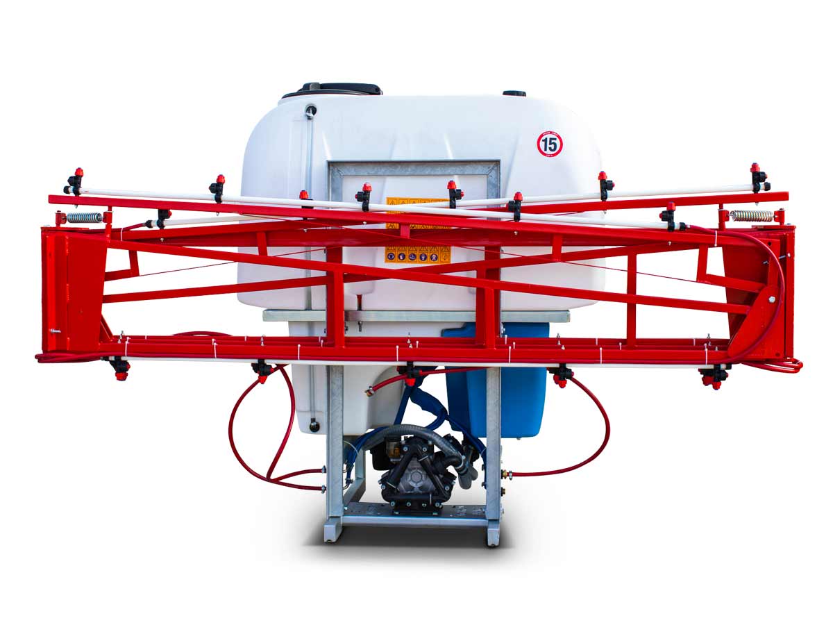 PA700+AD12 | Agron Mag | 700L/12m Ραντιστικο-Ψεκαστικο 3 καζάνια αναρτώμενο με 12 μέτρα μπάρα 