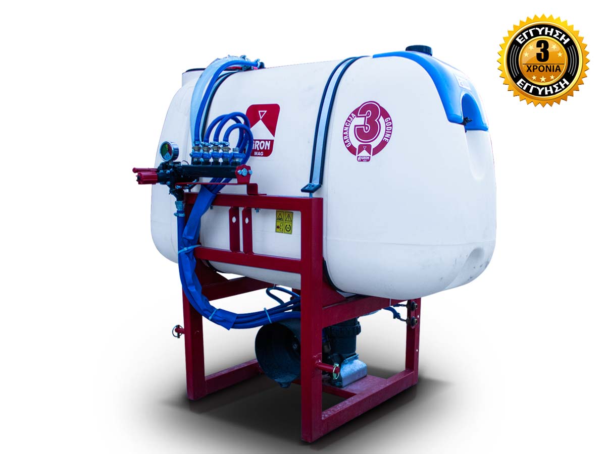 PAA500 | Agron Mag | 500L Ραντιστικό - Ψεκαστικό υψηλής πίεσης 