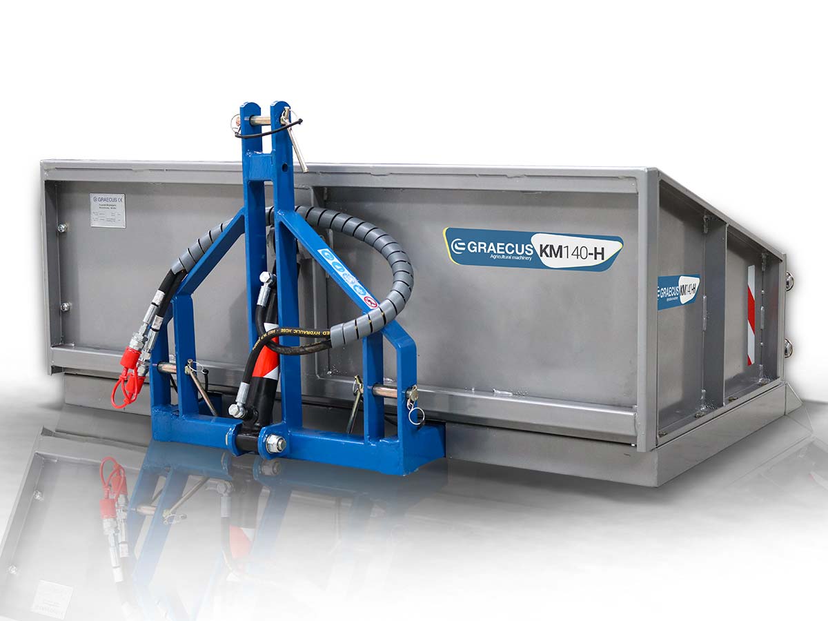 KM140-H | Graecus | Σέσουλα αναρτώμενη με υδραυλική ανατροπή ενισχυμένη 