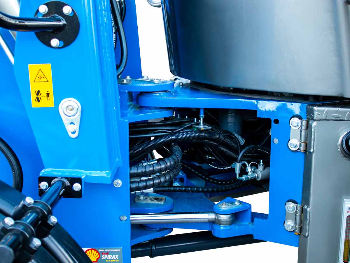 LD16NE Cab | Graecus | Σπαστός τροχοφόρος φορτωτής 4×4 4WD | Μέγιστη ανύψωση 3m | Ικανότητα φόρτωσης έως 1.6Τ | Καμπίνα A/C