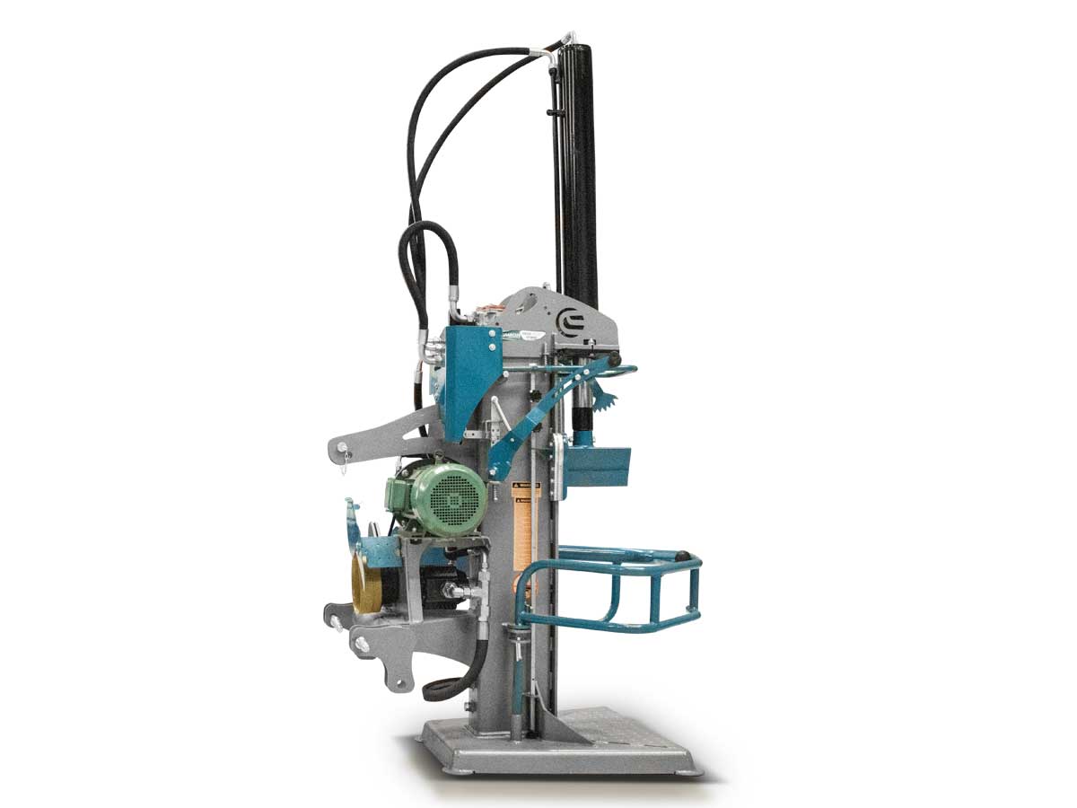 DRYAD ASX30 HYBRID | Graecus | Σχιστικό κορμών υπερβαρέως τύπου 30Τ για τρακτέρ με υβριδική τροφοδοσία από PTO ή τριφασικό ρεύμα 