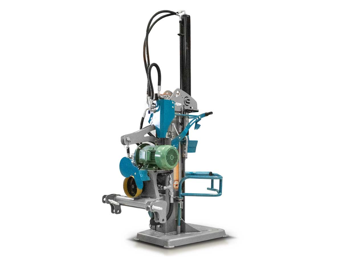 DRYAD ASX30 HYBRID | Graecus | Σχιστικό κορμών υπερβαρέως τύπου 30Τ για τρακτέρ με υβριδική τροφοδοσία από PTO ή τριφασικό ρεύμα 