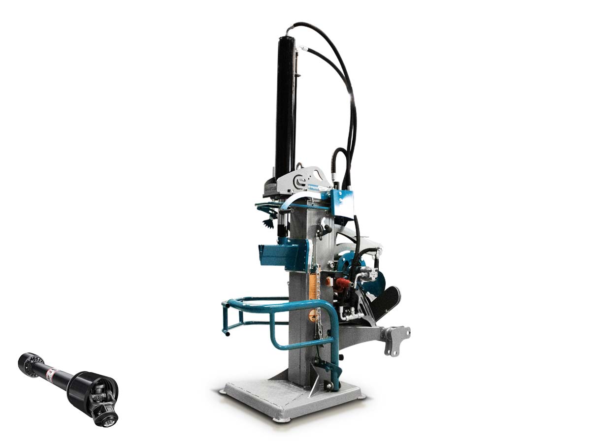 DRYAD ASX30 HYBRID | Graecus | Σχιστικό κορμών υπερβαρέως τύπου 30Τ για τρακτέρ με υβριδική τροφοδοσία από PTO ή τριφασικό ρεύμα 