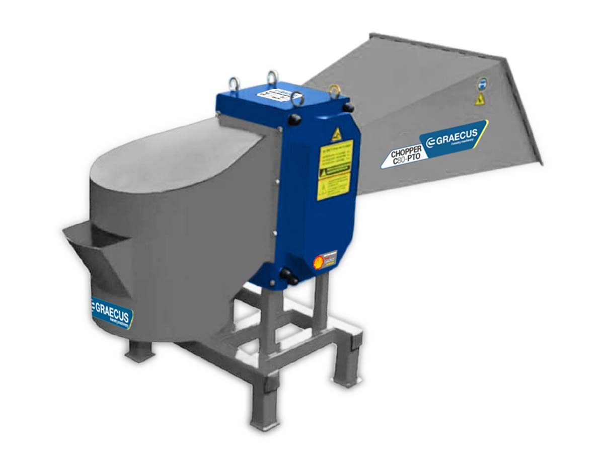 CHOPPER C80 PTO | Graeucus | Βενζινοκίνητος Κλαδοτεμαχιστής