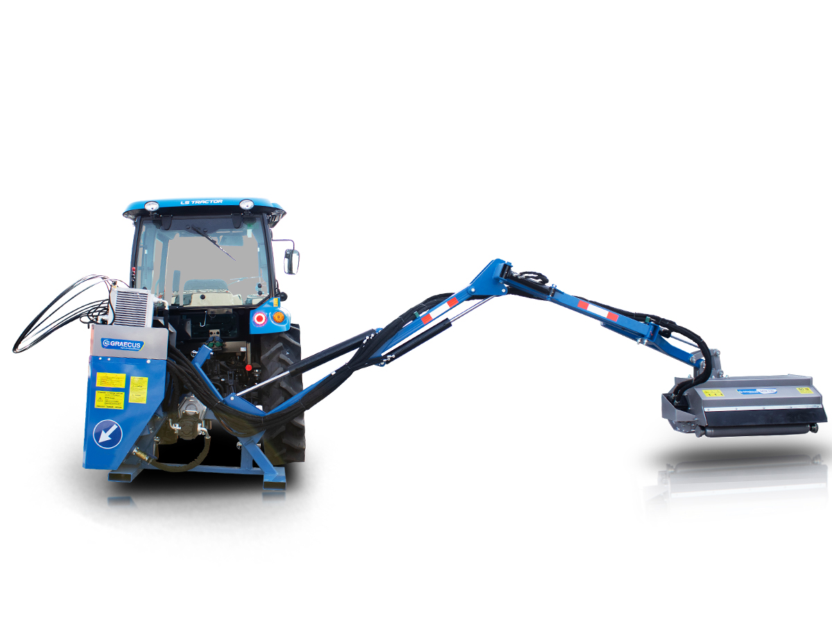 MTK 120 | Graecus | Τηλεσκοπικός Καταστροφέας με βραχιόνα, αυτόνομος για τρακτέρ | μεσαίου τύπου 