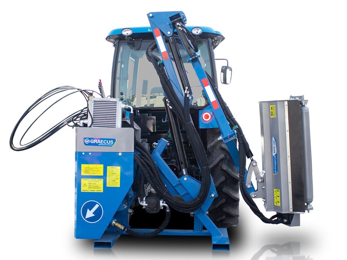 MTK 120 | Graecus | Τηλεσκοπικός Καταστροφέας με βραχιόνα, αυτόνομος για τρακτέρ | μεσαίου τύπου 