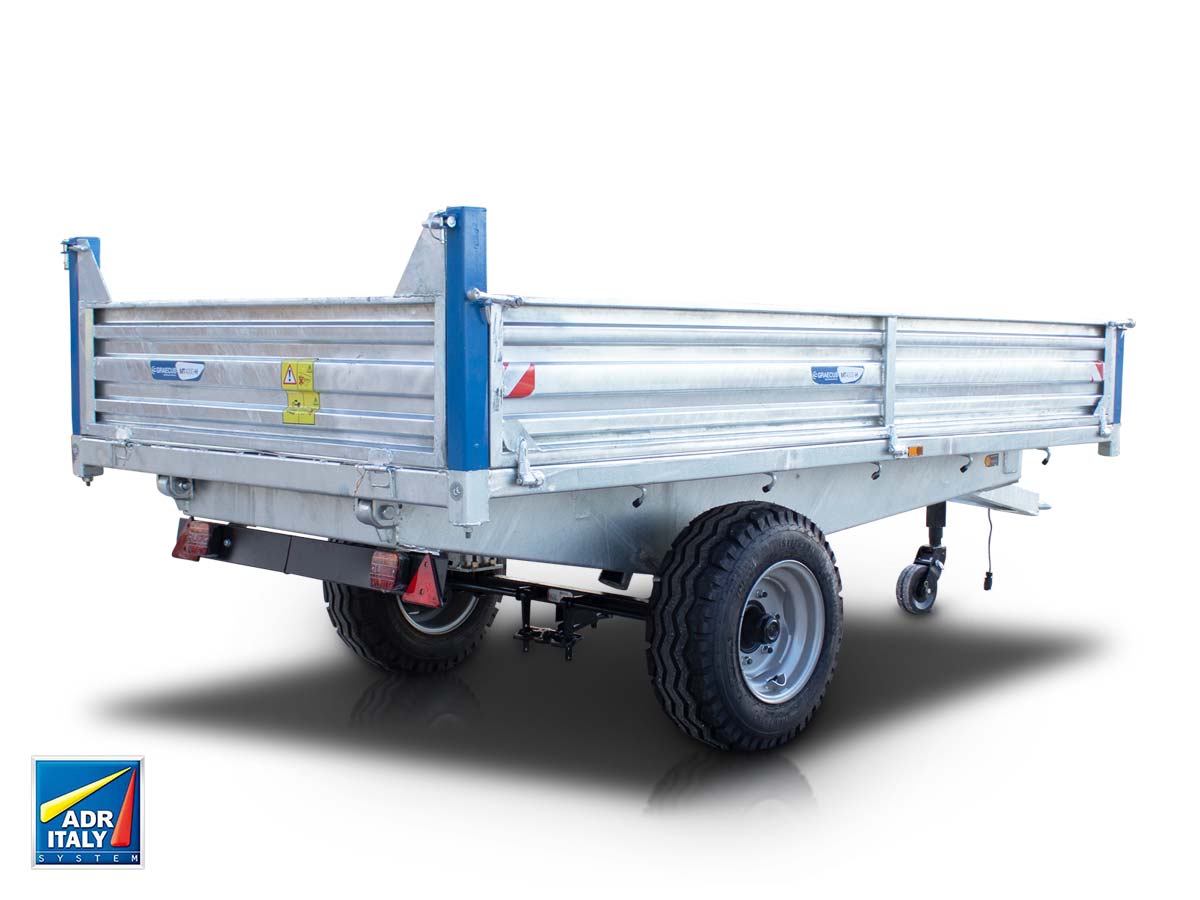 MT5000-H | Graecus | Τρέιλερ για τρακτέρ με υδραυλική ανατροπή 5000kg 