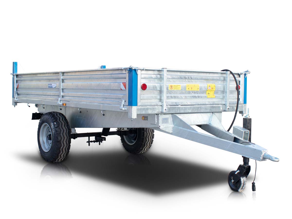 MT5000-H | Graecus | Τρέιλερ για τρακτέρ με υδραυλική ανατροπή 5000kg 