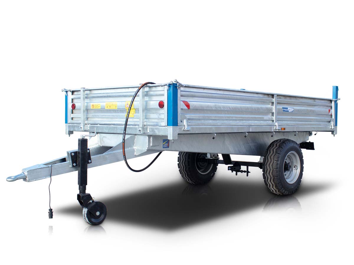 MT5000-H | Graecus | Τρέιλερ για τρακτέρ με υδραυλική ανατροπή 5000kg 