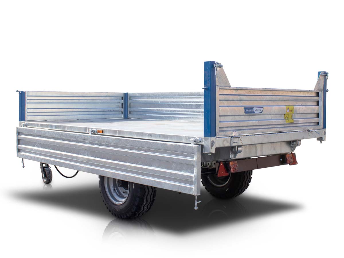 MT5000-H | Graecus | Τρέιλερ για τρακτέρ με υδραυλική ανατροπή 5000kg 