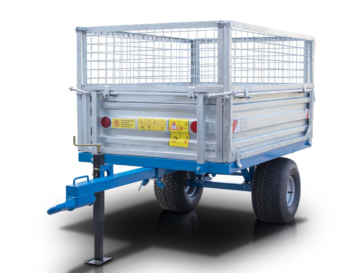 MT1000-M | Graecus | Τρέιλερ για τρακτέρ με μηχανική ανατροπή 1000kg 