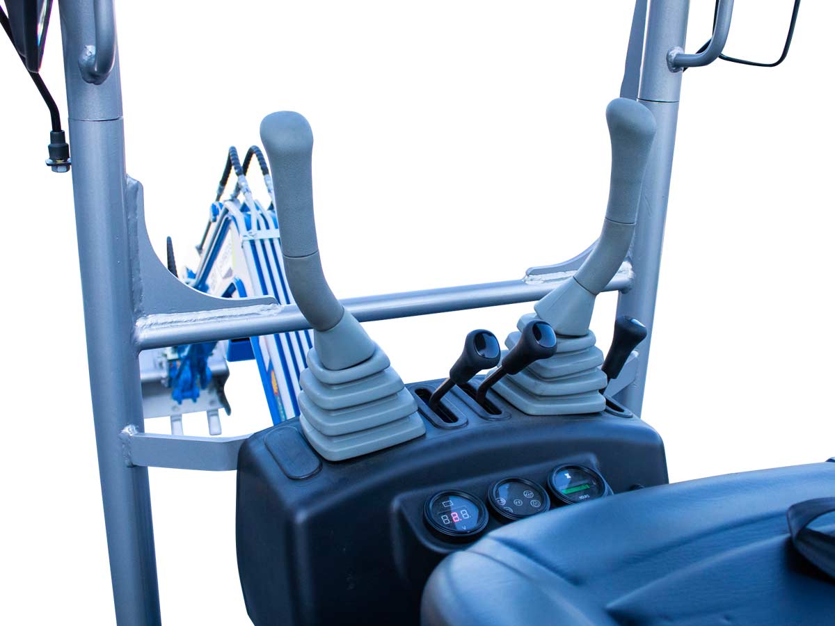 EB10-BOOM | Graecus | Μικρός ερπυστριοφόρος εκσκαφέας 1T, Diesel, με περιστροφή στην μπούμα και γραμμή σφύρας 