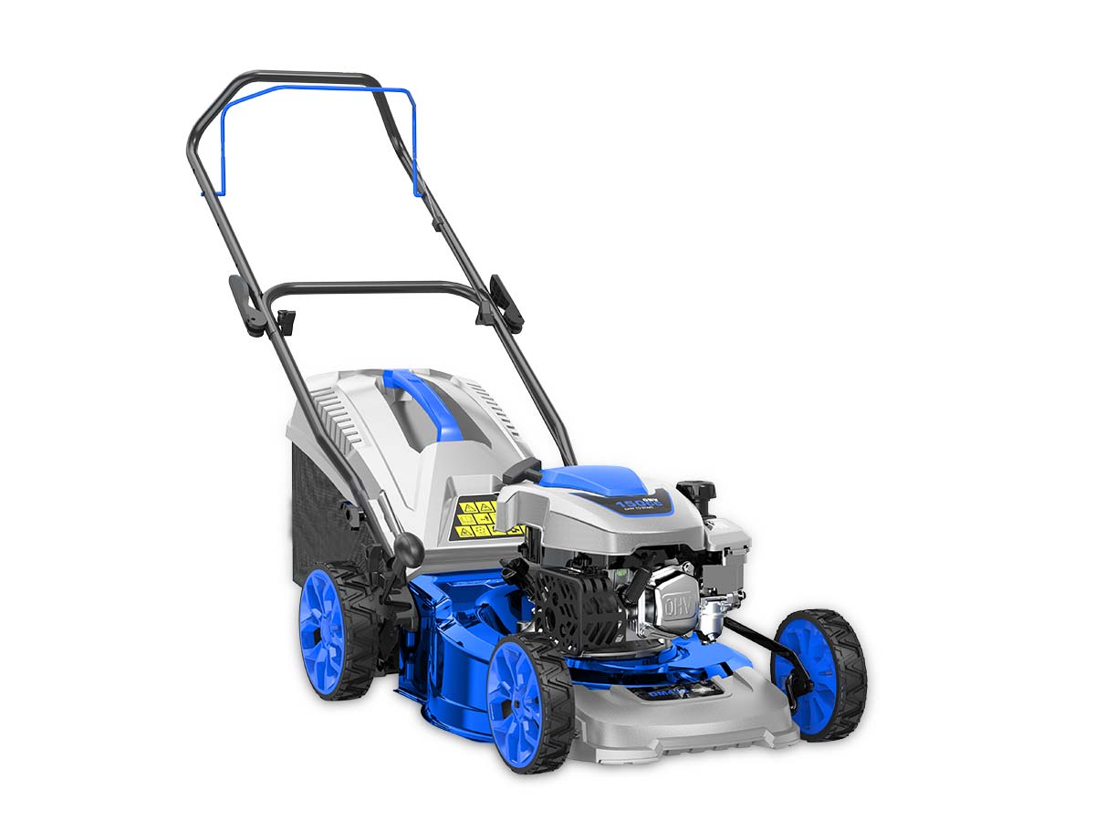 DREPANUS LM43 | Graecus | Βενζινοκίνητο χλοοκοπτικό χειρός με κάδο συλλογής 