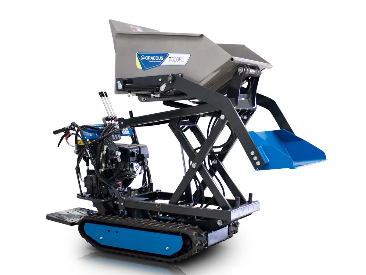 T500FL | Graecus | Ντάμπερ με φορτωτή και υψηλή ανατροπή 