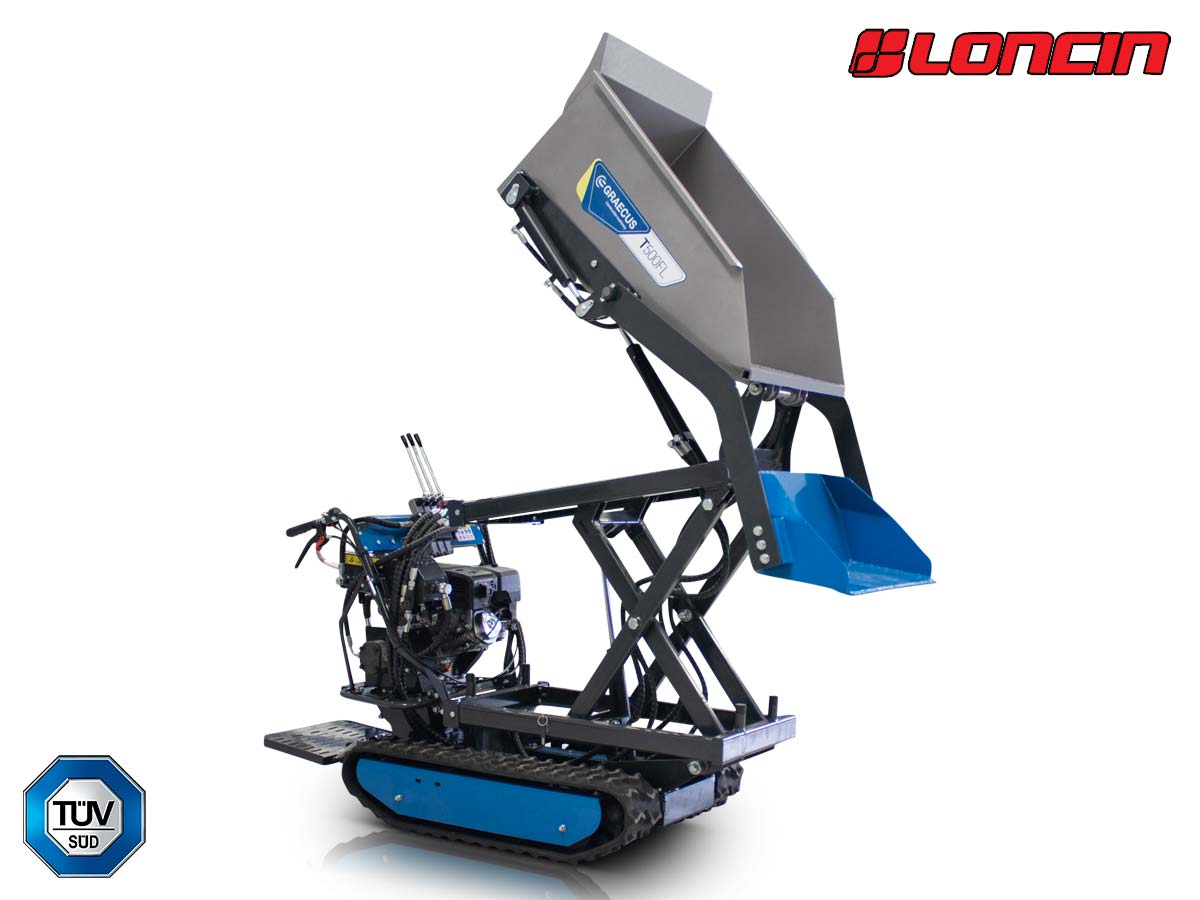 T500FL | Graecus | Ντάμπερ με φορτωτή και υψηλή ανατροπή 