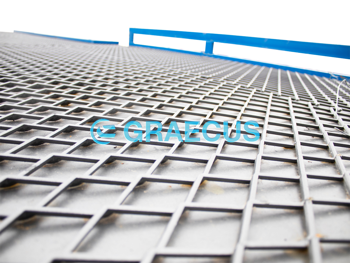 RAMP6T | Graecus | Κινητή ράμπα φορτοεκφόρτωσης με γρήγορα αφαιρούμενα παραπέτα 