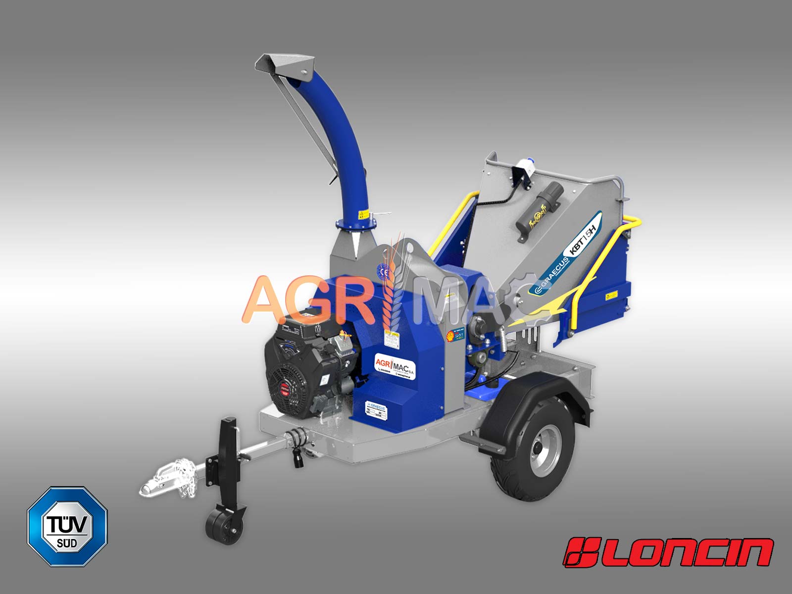 KBT15H | Graecus / Loncin | Κλαδοτεμαχιστής βενζίνης 25hp 